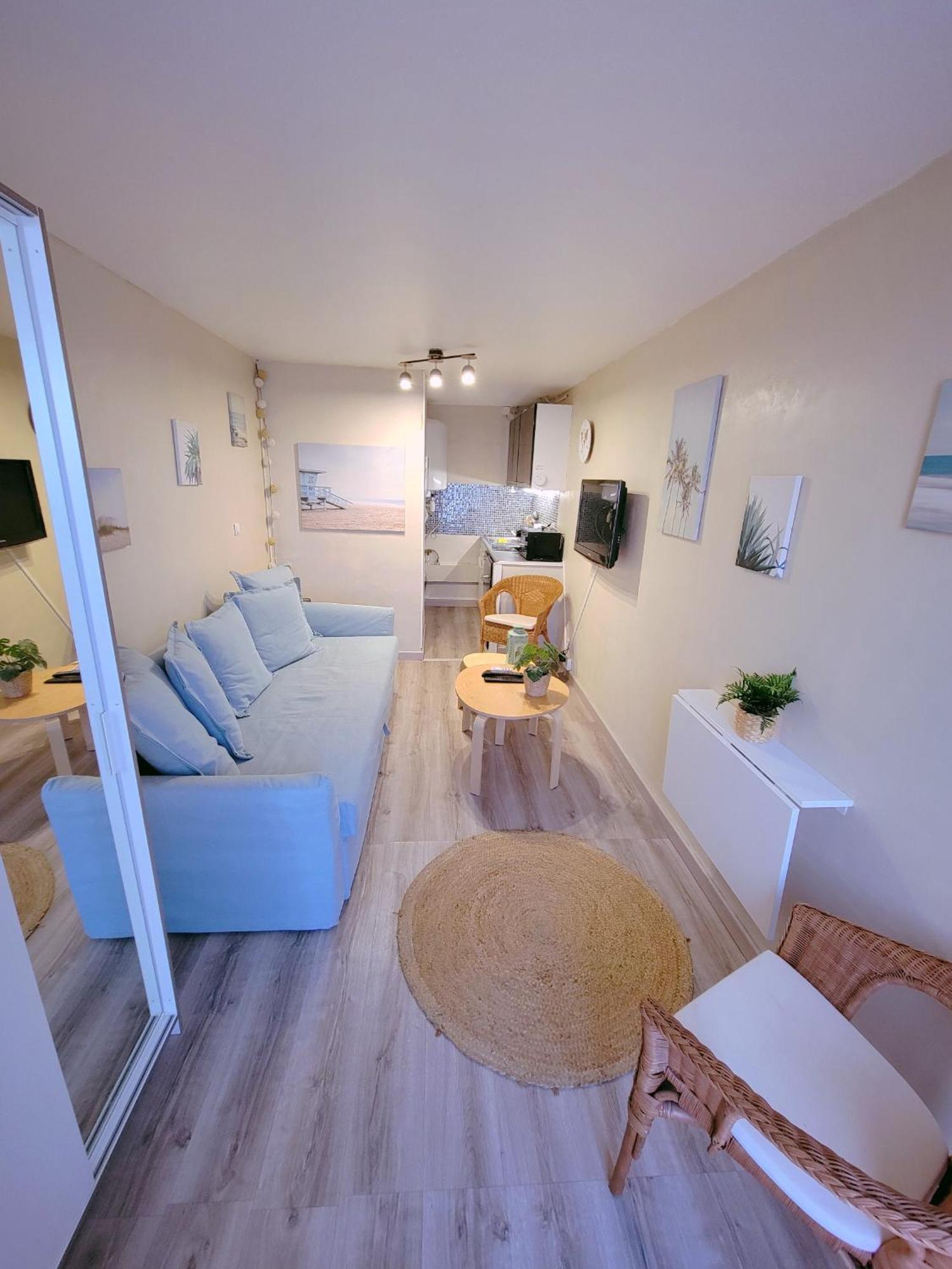 Studio 1 Piece Vacances Proche De La Mer 르그로뒤후아 외부 사진